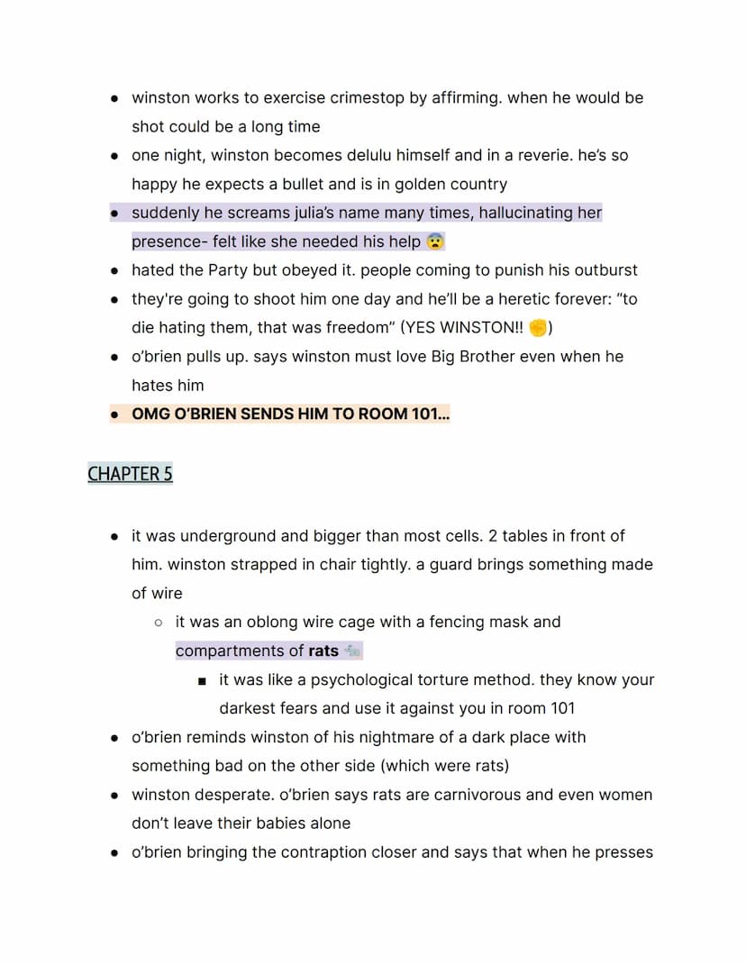 1984 by George Orwell; {Part 3 Notes }
things to know:
→ this is part 3, not part 2 or 1
→ orwell rejected soviet communism
→ the book is ac