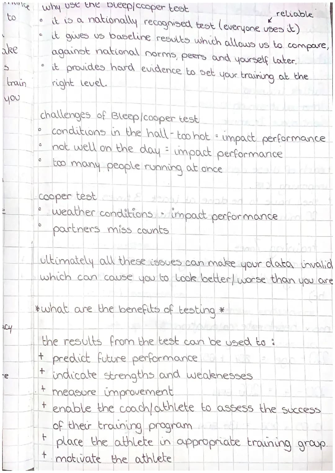 factors impacting performance
Section1 portfolio
PHYSICAL
CRE - the ability of our heart and lungs to cope with
activity over a period of ti