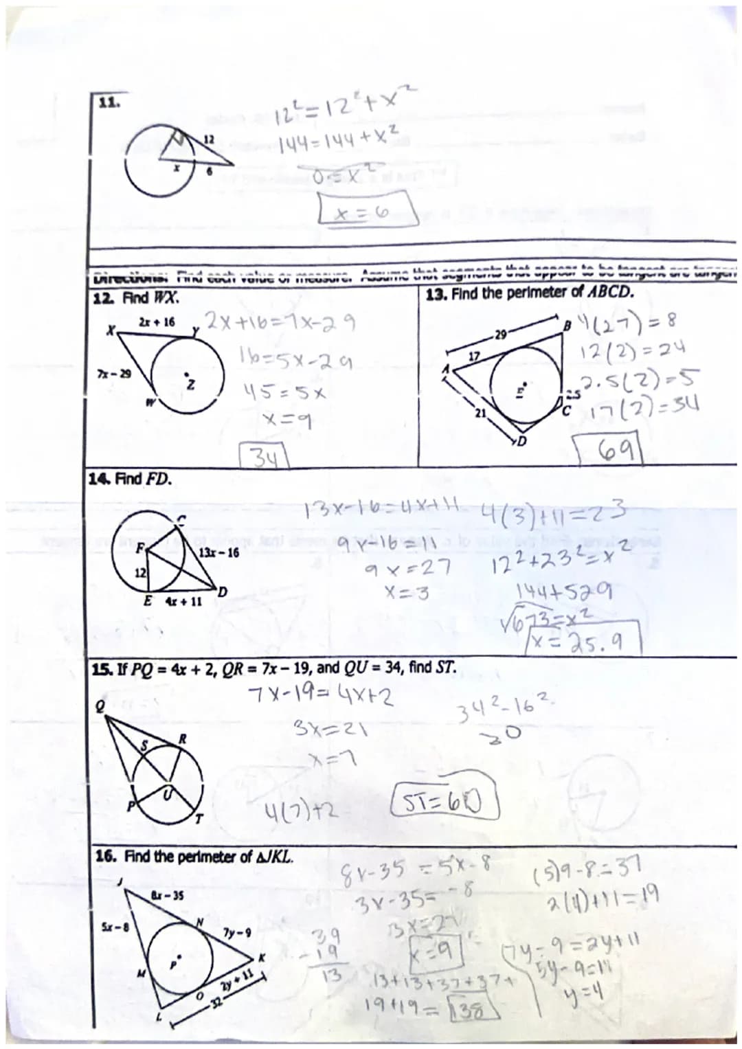 geometry unit 10 homework 7