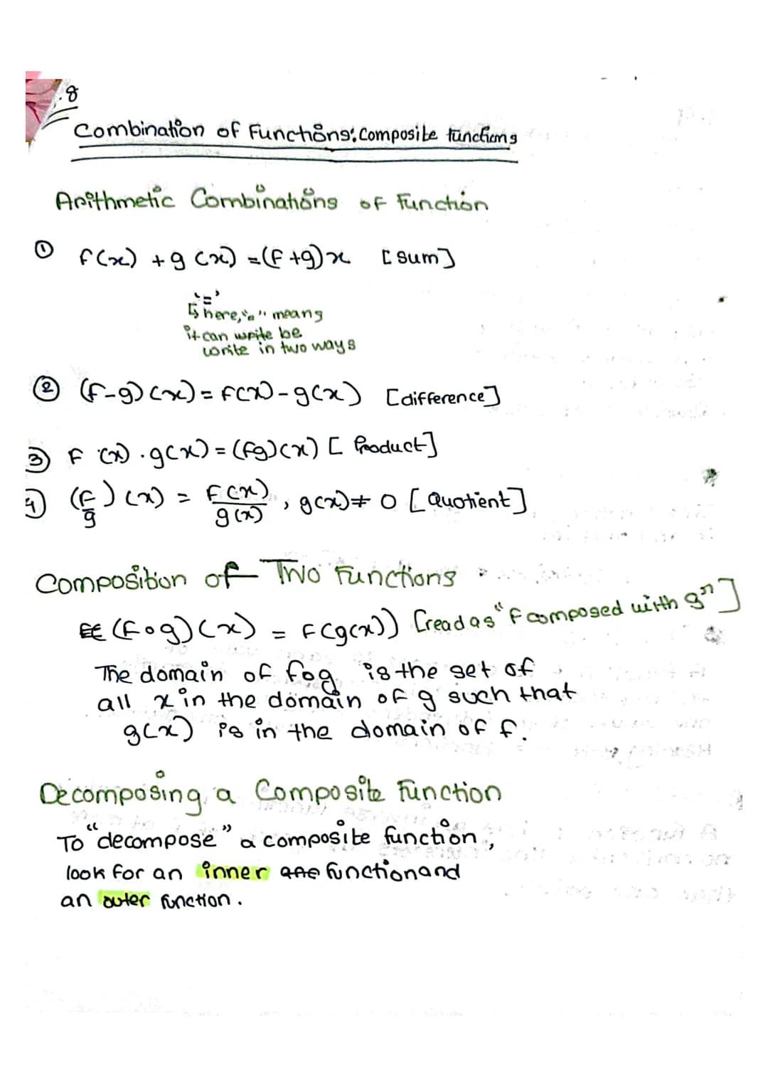 1.1
Pre-Calc
Chapter 1
Functions
[All you need to know]
Rectangular Coordinates
* Distance Formula
√(x₂-x₁)² + (Y₂-4₁) ²
- You can use dista