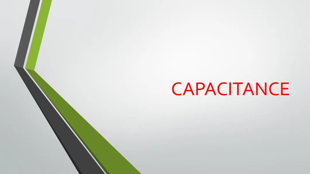 Capacitance