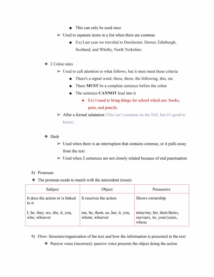 Annotating for the reading section
1) Read the QUESTIONS first
2) If you are directed to a section, go to it and underline/bracket that sect