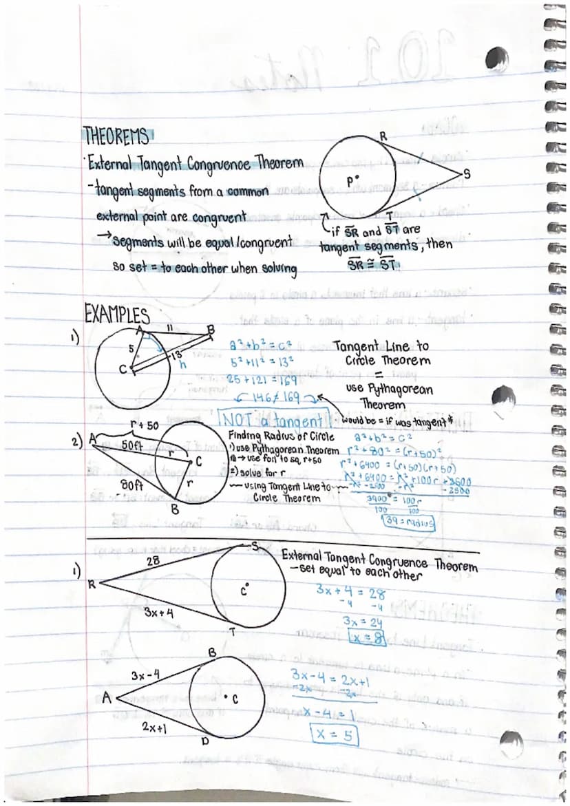 • 91 theorems
Pythagorean Tople:- the 3 sides of the night-trangle, are genertive,
integers (NO decimals)
+2
+X
Converse of the Pythagorean 