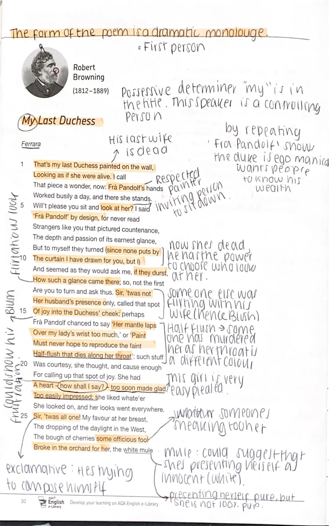 Doesn't follow a regular sonnet ryme scheme
The form stients how human power & Structures can be destroyed.
The form of the poem is a sonnet