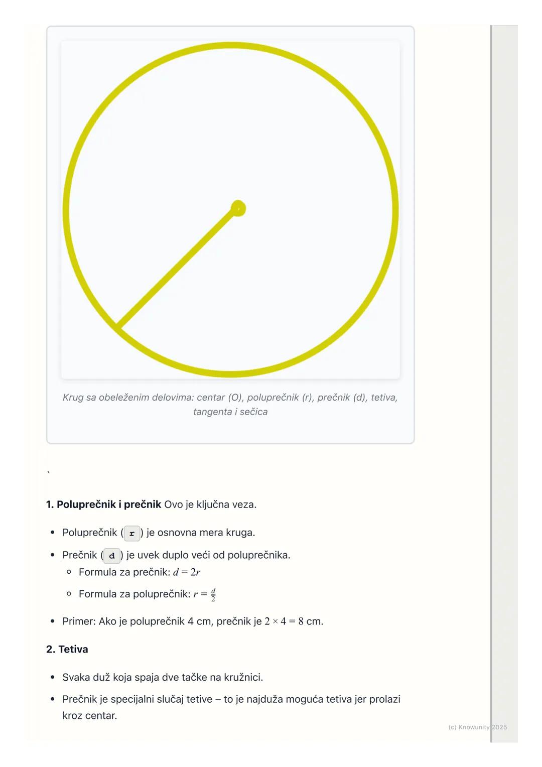 # Krug i kružnica

Uvod u krug i kružnicu

Krug i kružnica su osnovni geometrijski oblici. Svuda su oko nas točkovi,
satovi, CD-ovi. Važno j
