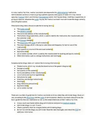 Know Pharmacology - Administration of Medication - Section 4 thumbnail