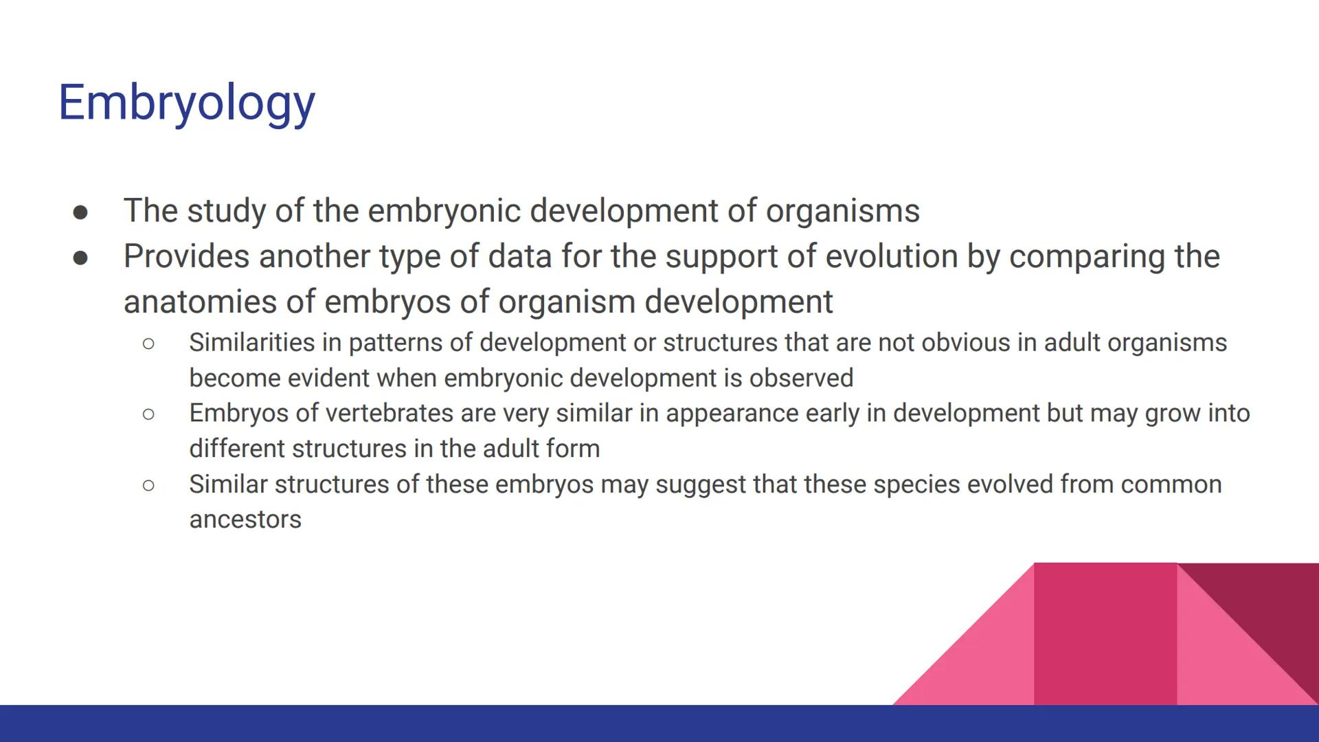 Evolution
Evolution, Evidence, and Mechanisms
of Evolution Continuity of Life
• Continuity of lifeforms on Earth is based on an organism's s