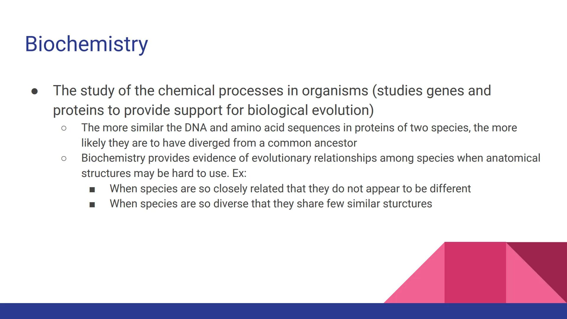 Evolution
Evolution, Evidence, and Mechanisms
of Evolution Continuity of Life
• Continuity of lifeforms on Earth is based on an organism's s