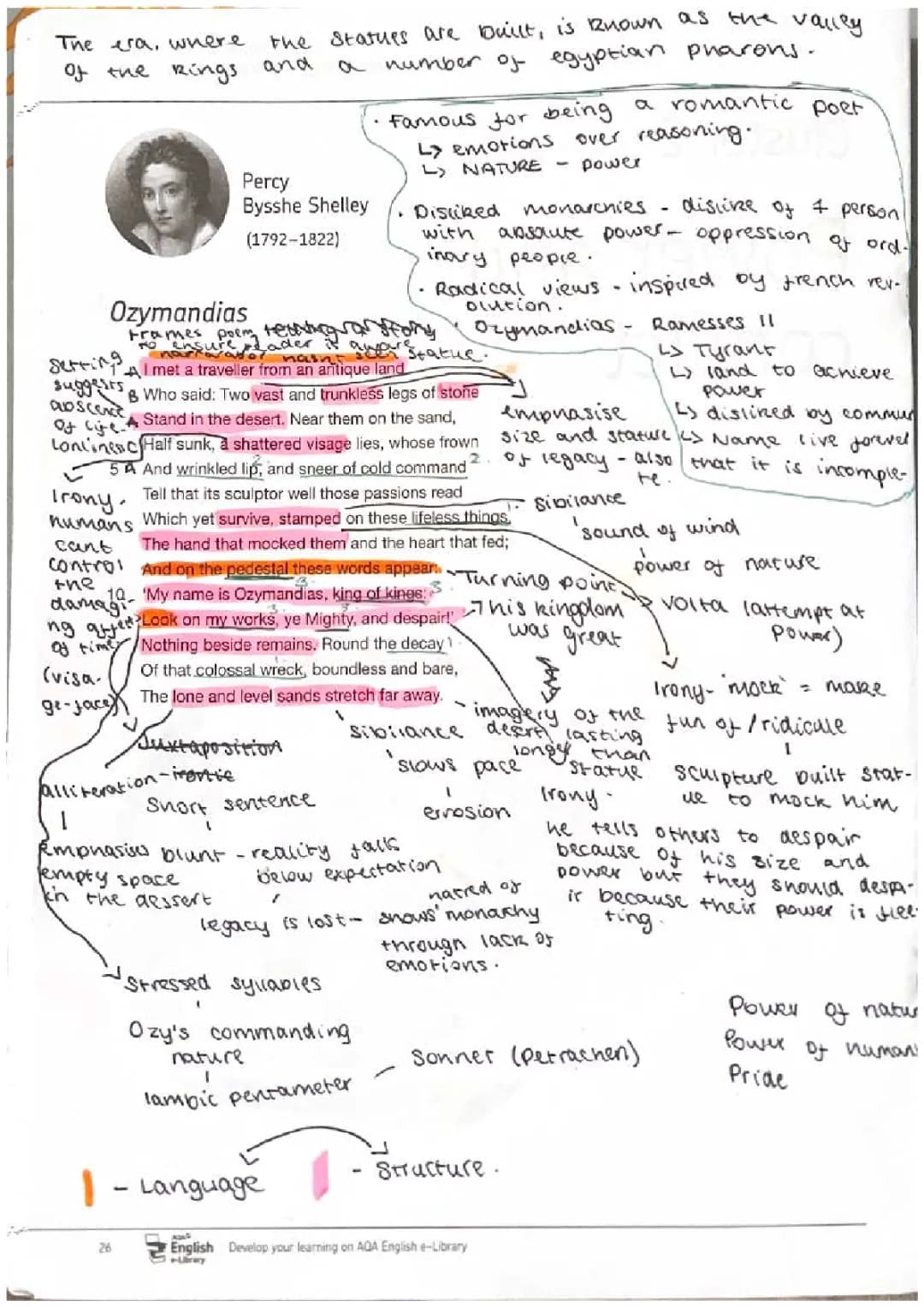 Cool GCSE Poetry Analysis: Ozymandias and London by William Blake