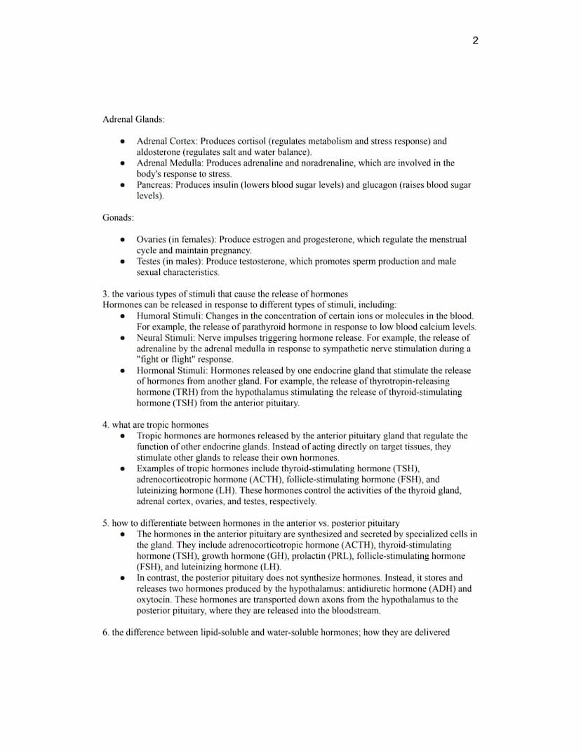 Unit Ten Summative Quiz Review- Endocrine and Urinary Systems
15 questions, 3 points each
Open resource (just like all past summative quizze