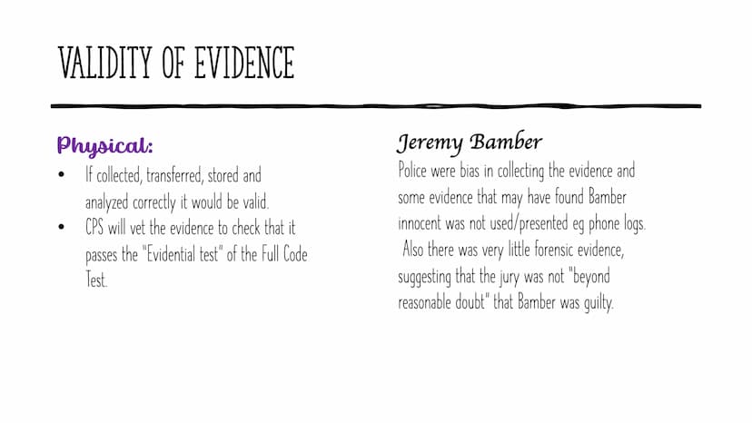 CRIMINOLOGY
Unit 3 AC3.1
Examining Information for Validity SOURCES OF INFORMATION
●
Trial Transcripts - the official record of all the proc