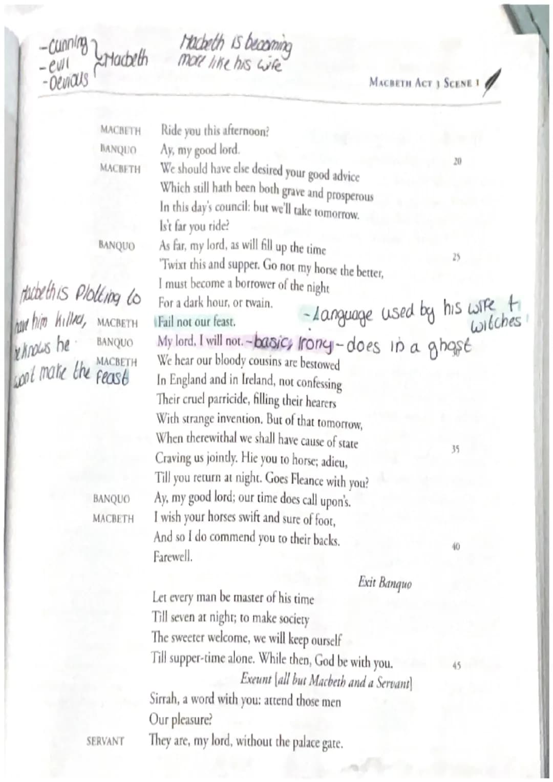 Most of the characters
bon't belive Macbeth
didn't kill Duncan
choosing not to speak
BANQUO
Scenes can interpret
Hocbeth Fearing a man. But 