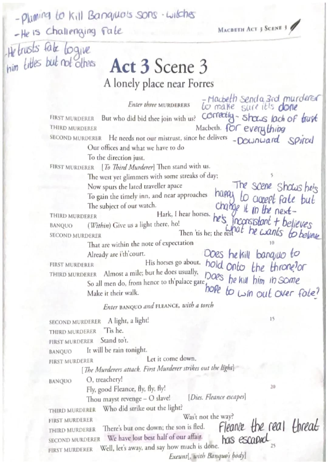 Most of the characters
bon't belive Macbeth
didn't kill Duncan
choosing not to speak
BANQUO
Scenes can interpret
Hocbeth Fearing a man. But 