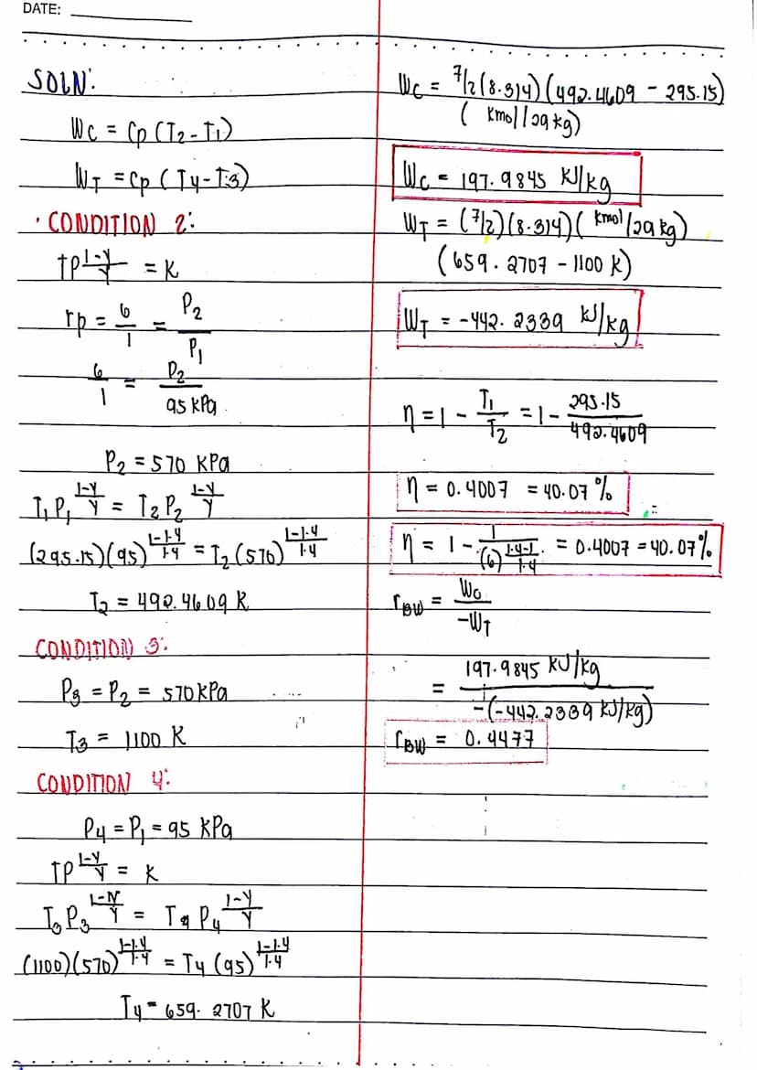 BRAYTON CYCLE. THE IDEAL CYCLE FOR GAS-TURBINE ENGINES
We
/S=const
Qin
COMPRESSOR
1. Military aviations.
3. Electric Generation
5. Industria