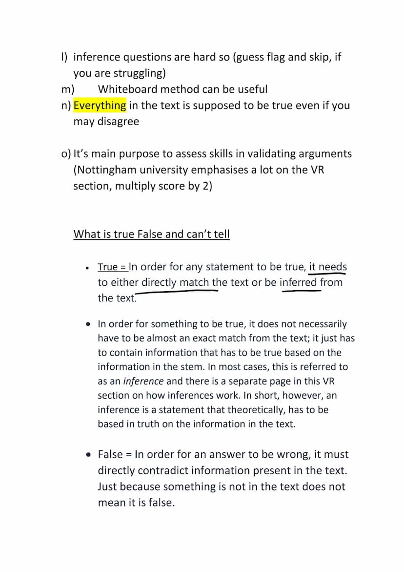 Subject: UCAT ( medical aptitude test)
Comprehensive revision guide
1) VR format and key points:
a) 11 stems (sets of 4 questions)
b) 2 minu