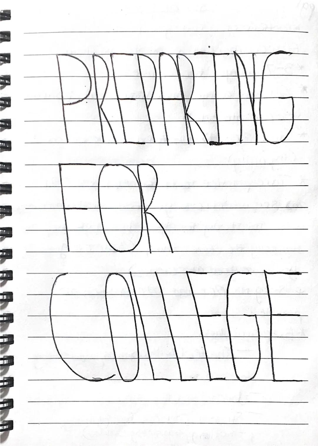 PREPARING pg1
SET OF NOTES
* Portfolio of what you learned from
fashion marketing (ex: "youtube" Chanel)
*3-7 Colleges for college list
* Ge