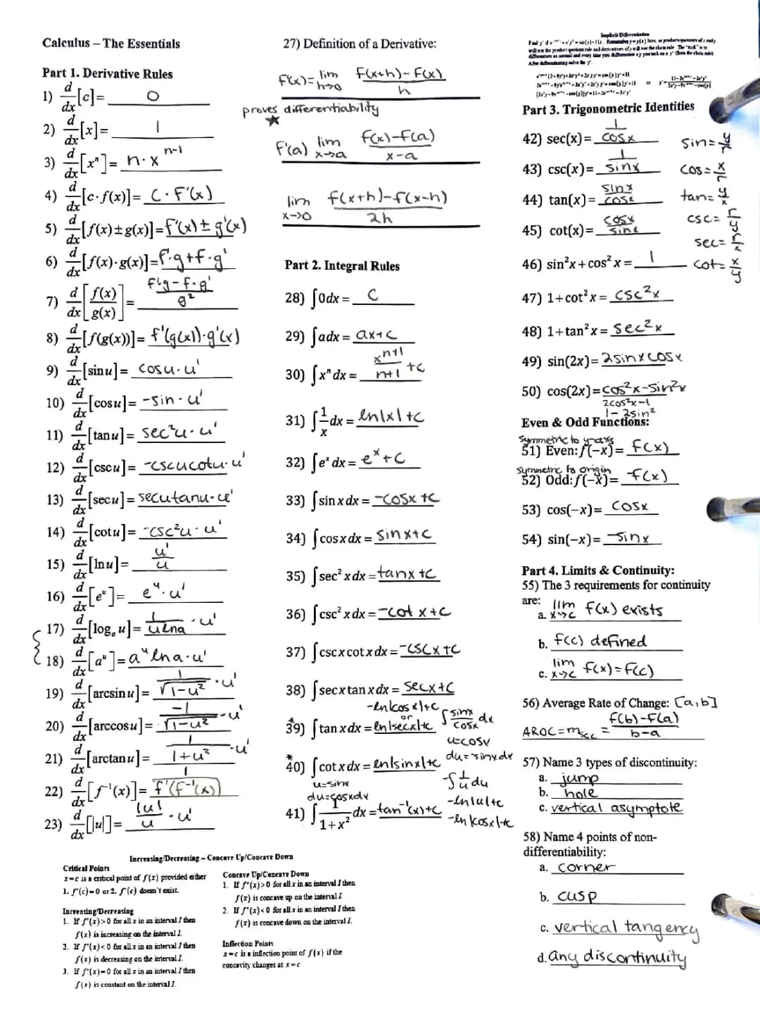 Learn Cool Calculus: Derivative Rules, Shapes, and Trig Tricks!