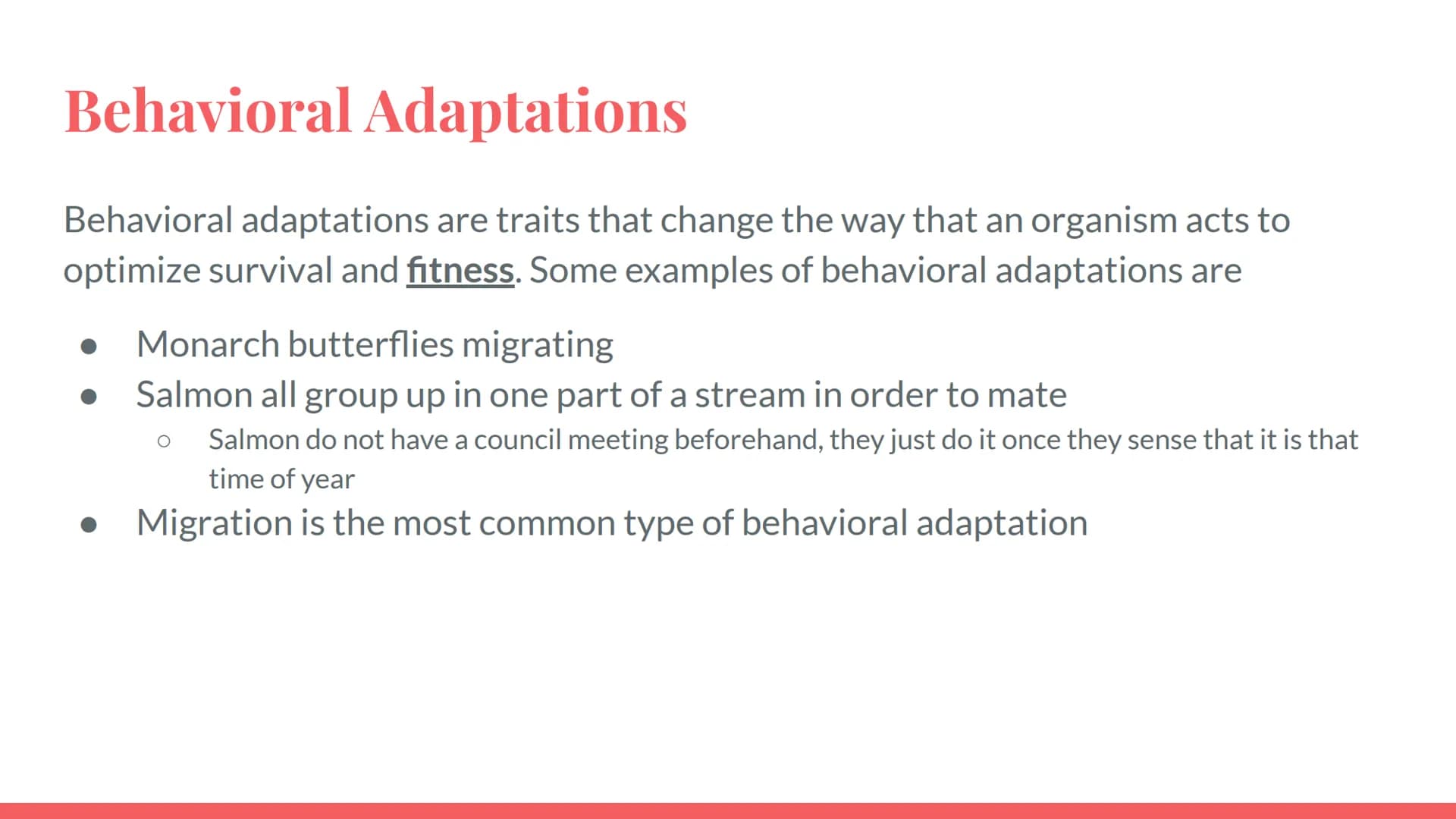 Evolution
Evolution is the process by which a change in the genetic characteristics of a
population over generations occurs.
Evolution is th