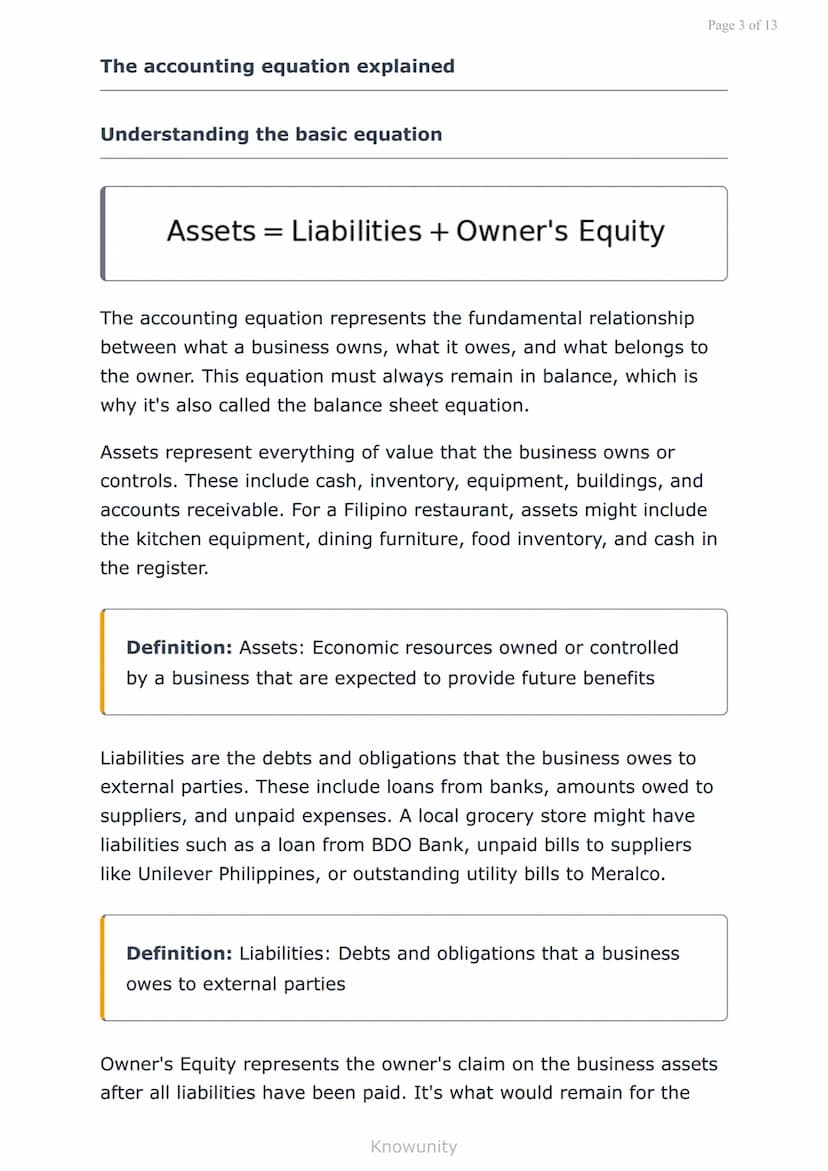 # Double-Entry System and the Accounting Equation
## Fundamentals

Master the foundation of accounting through
double-entry and equations

#