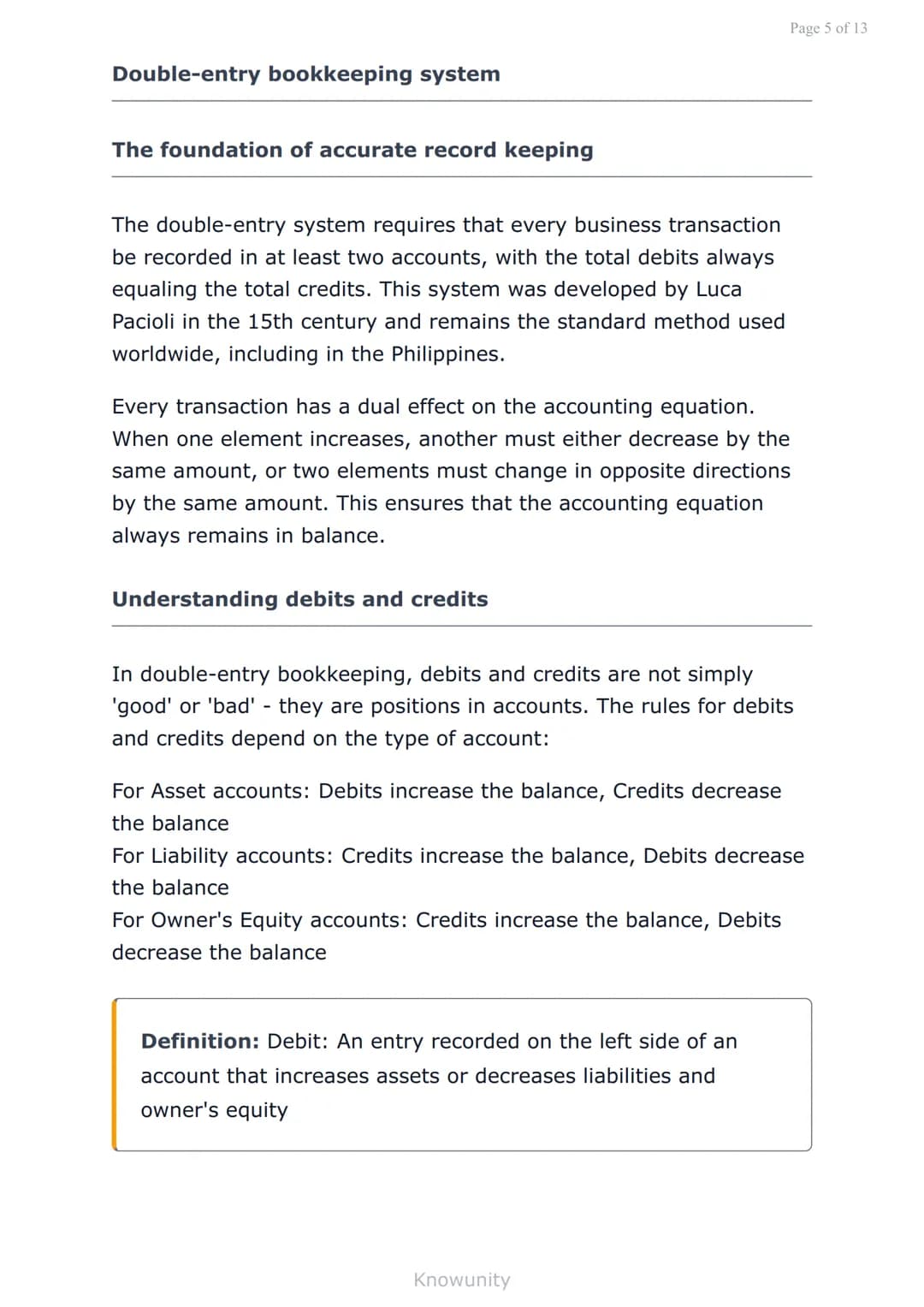 # Double-Entry System and the Accounting Equation
## Fundamentals

Master the foundation of accounting through
double-entry and equations

#