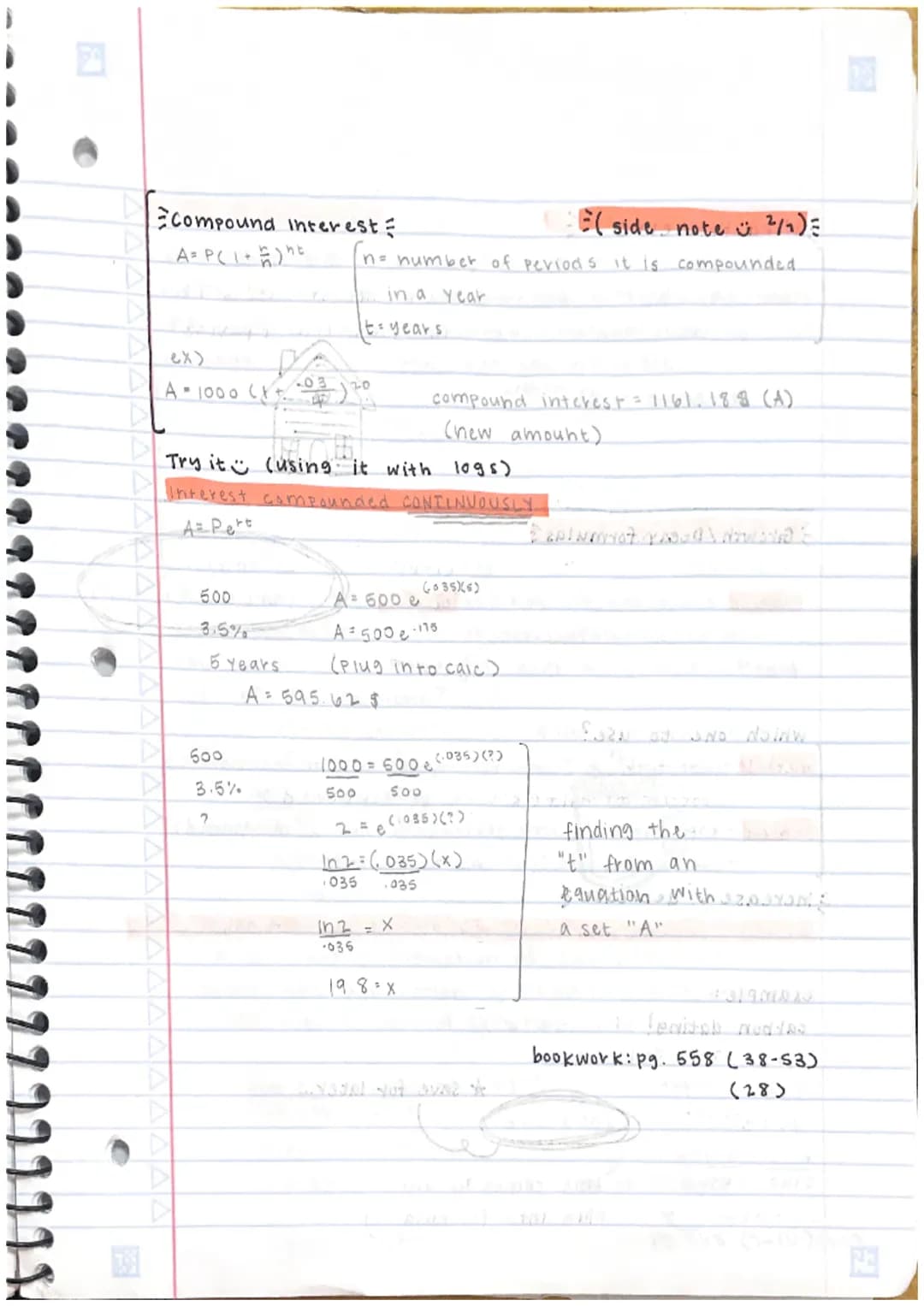 Logarithims: Section 2 = voldug 90
* exponentials + logarithms are inverse #19 -
Y=bx
X= by logarithm in exponential form
1096X = Y + logari