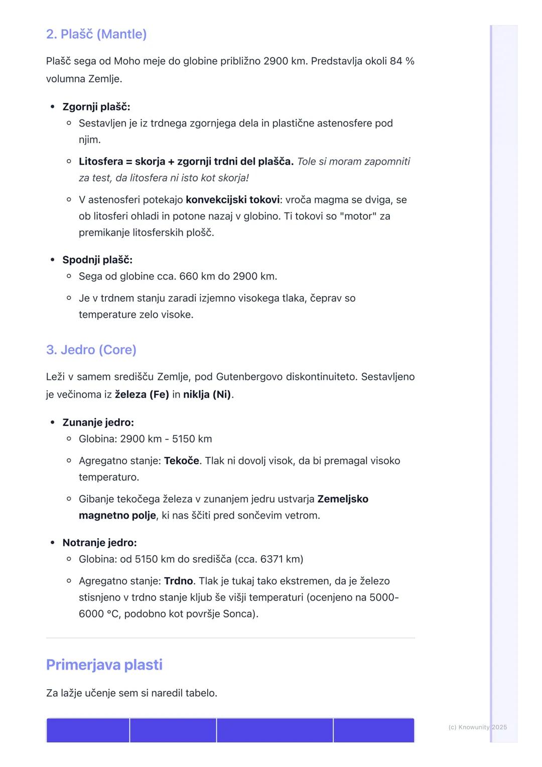# Zgradba Zemlje

Uvod v zgradbo Zemlje

Zemlja ni enotna krogla, ampak je sestavljena iz več plasti, podobno kot
čebula. Notranjosti Zemlje