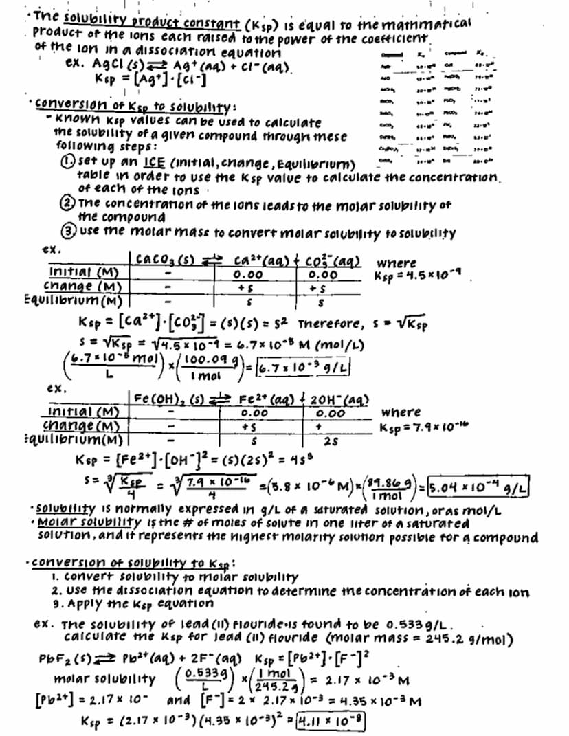 NICK Ramos
chemistry Notes - Equilibrium
I
•A reversible reaction is a reaction in which the conversion of
reactants to products and the con