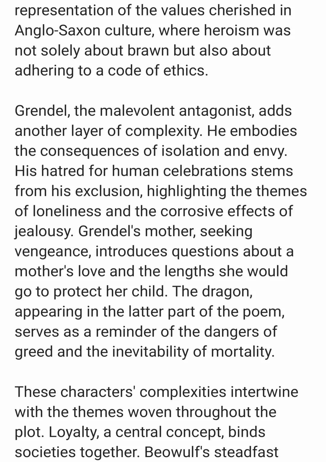"Beowulf," an ancient epic poem
composed in Old English, presents a
captivating tale that goes beyond mere
heroic exploits. At the core of i