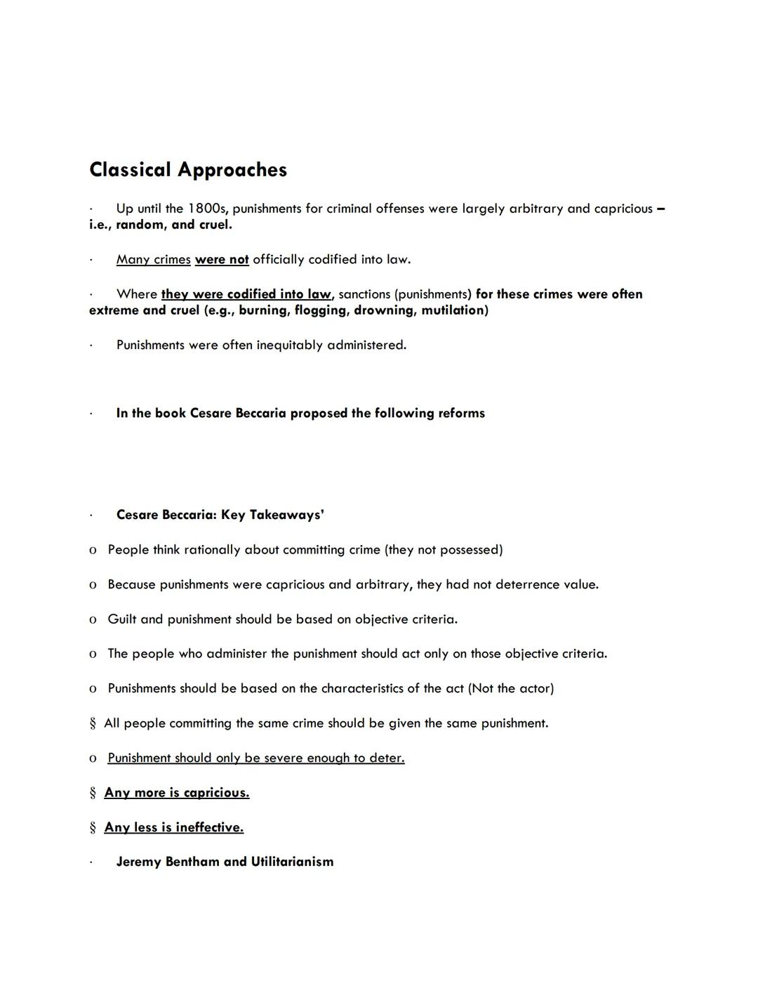 Chapter 5: Theories of criminal offending: Early and classical perspectives
Two angers: state anger and trait anger.
Overview
Demonology
Cla