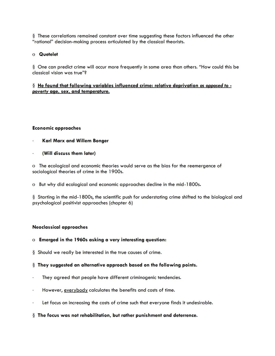 Chapter 5: Theories of criminal offending: Early and classical perspectives
Two angers: state anger and trait anger.
Overview
Demonology
Cla