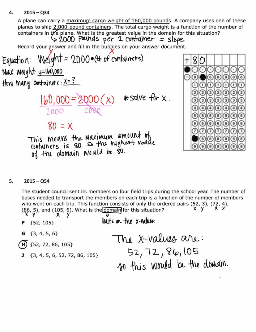 Reporting Category # 3
Writing and Solving Linear Functions, Equations,
and Inequalities
The student will demonstrate an understanding of ho