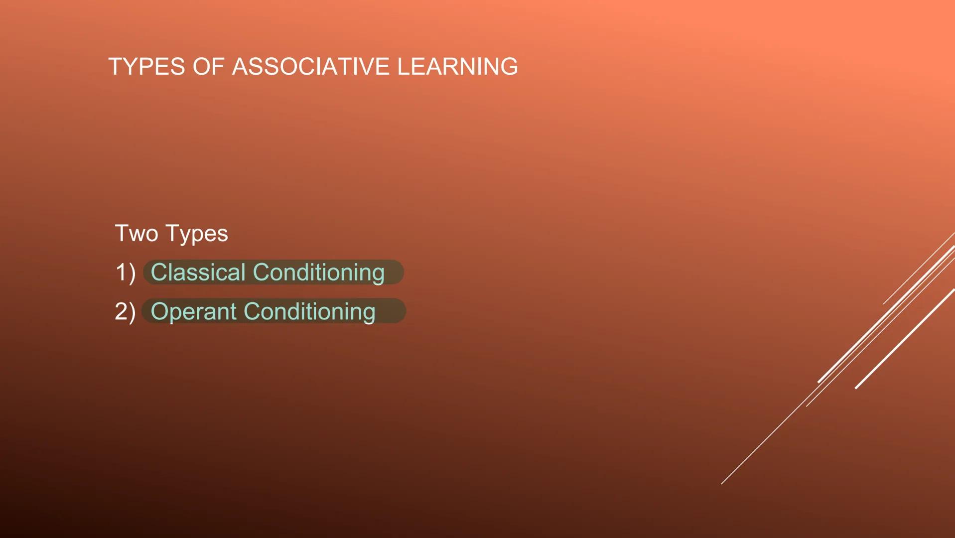 UNIT 4-BEHAVIORAL LEARNING Behavioral learning
occurs when a behavior or response
changes as a result of experience ASSOCIATIVE LEARNING
• A