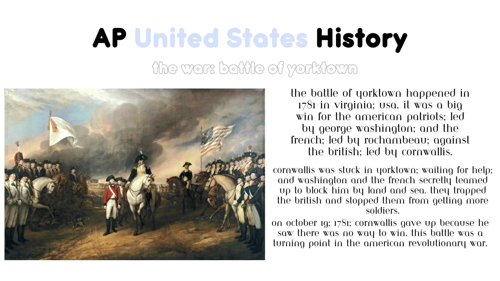 AP United States History
unit 3.5: the american revolution AP United States History
loyalists vs. patriots
loyalists were those
who didn't s