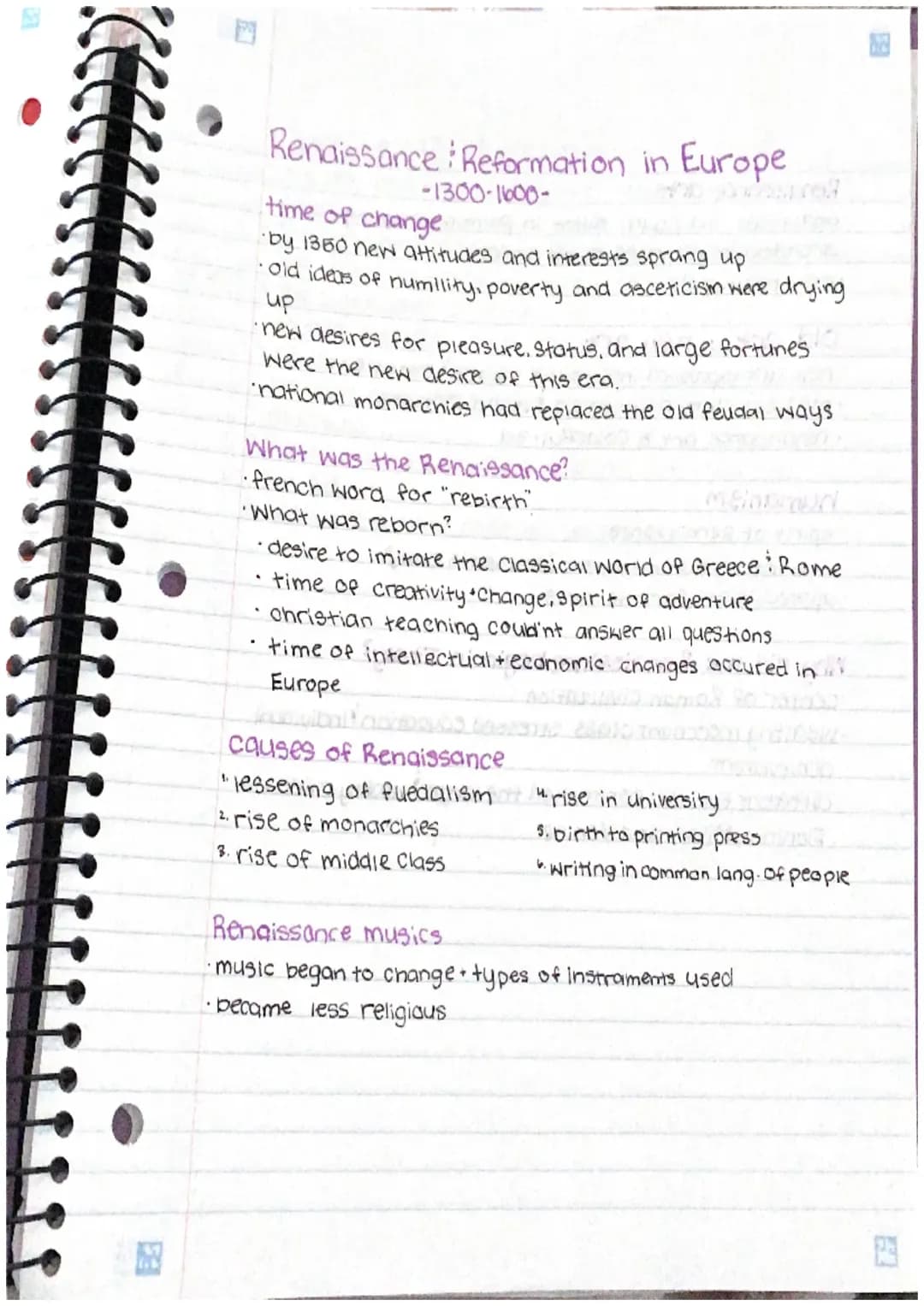 Fun Study Guide: The Renaissance & Reformation
