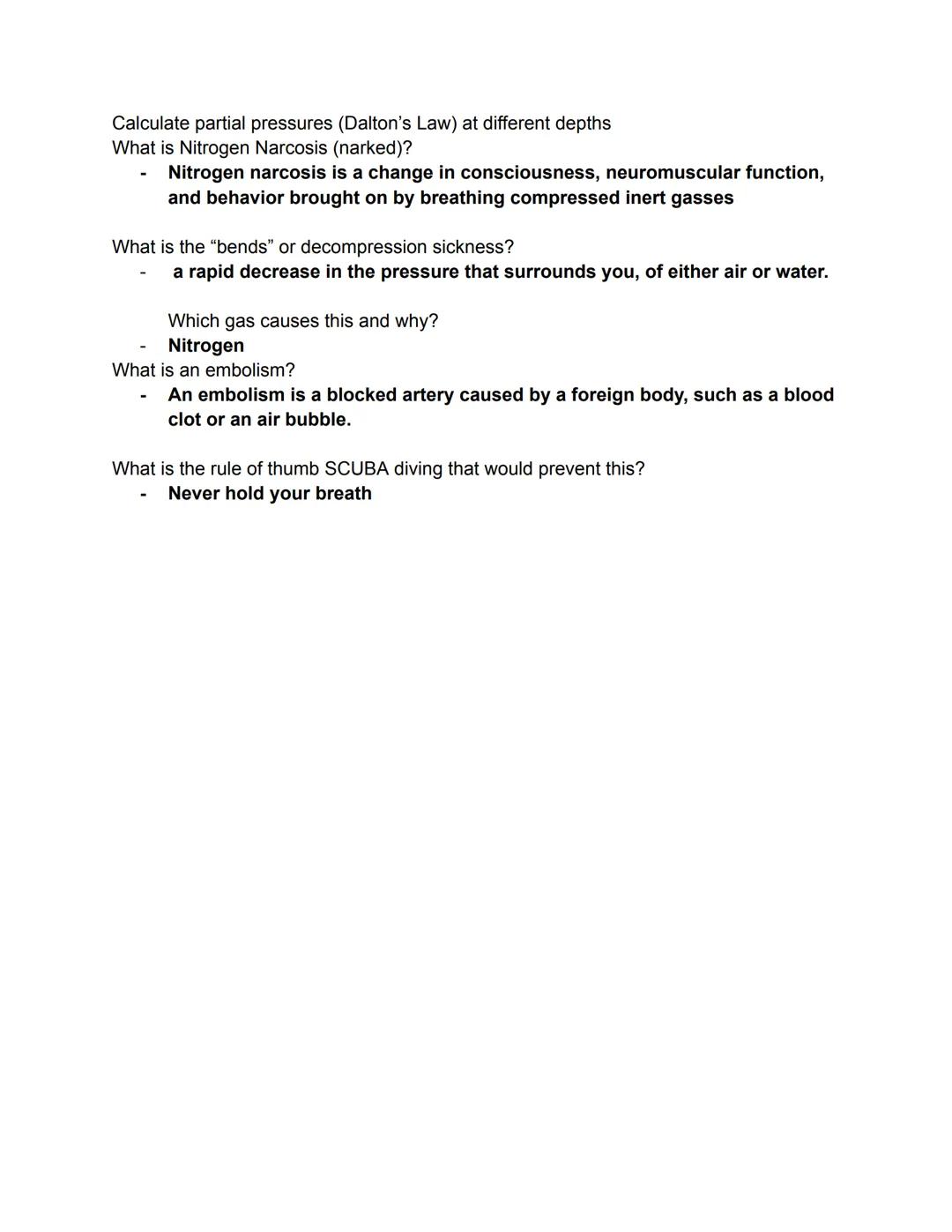 Ocean Motion and Scuba TEST Review
Describe and explain what causes the Coriolis effect?
Caused by the Earth's rotations. This causes winds 