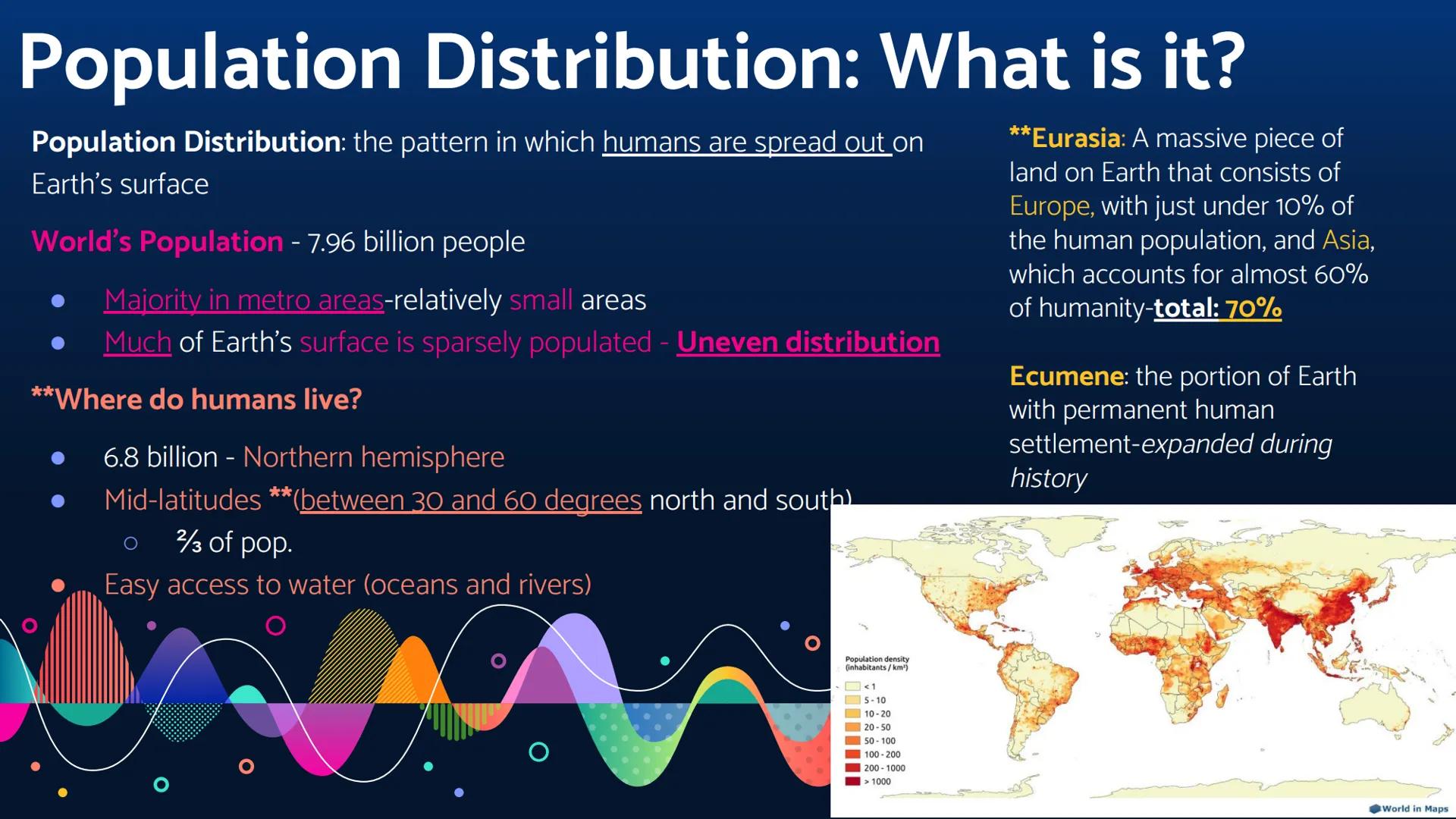 # Unit 2: Topic 1 EK's

2.1
• Physical factors (Climate, landforms, bodies of water) & human factors (culture,
economics, history, politics)