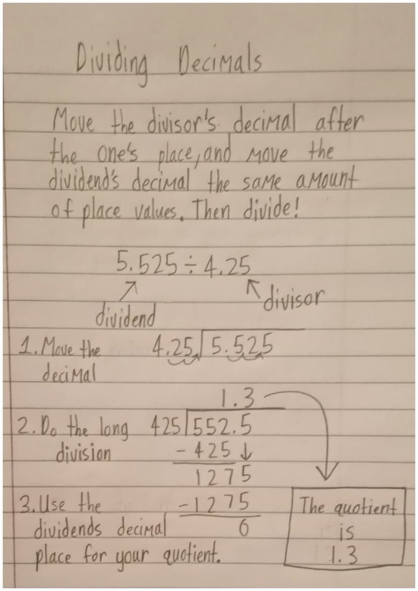 Divisibility Rules
2 The last digit is even
3 The sum of the digits is
divisible by 3
4 The last 2 digits form a
number divisible by 4
5 → T