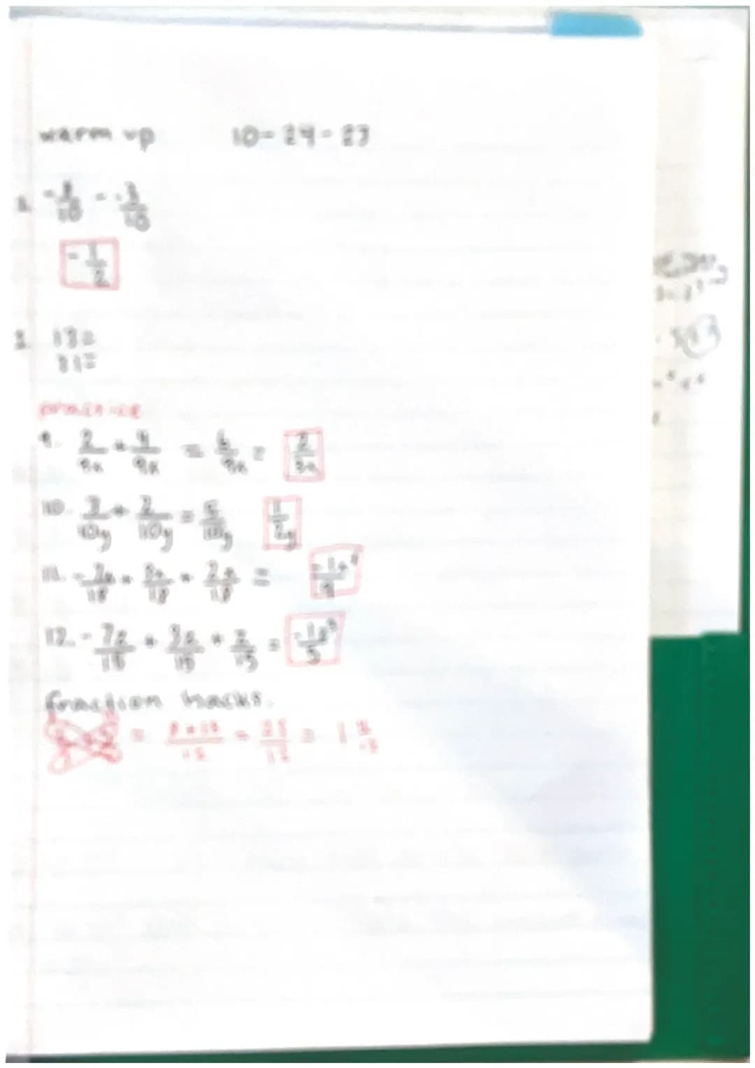 A warm up
1. 5 (y + 3)-6.
5y + 15 6 5 -5
SNVT NON
2. 3 (x + 1) + 4 (8 - x) -18
-3x
- 3 +32 - 4 x-18
-7x + 29 - 18
= 7x + 11.
9
5y + 9
p=add
