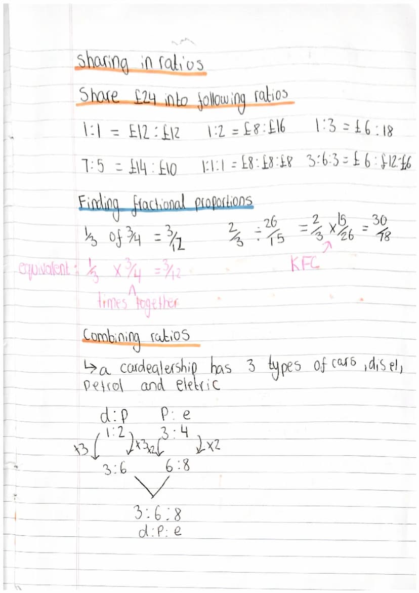 Unit 9-ratio and proportion
Working with ratios.
Simplifying:
2:4 = 1:2
3:63=1:21
123:369=1:3
examples:
£-1 is worth $1.-14.
how much is $29