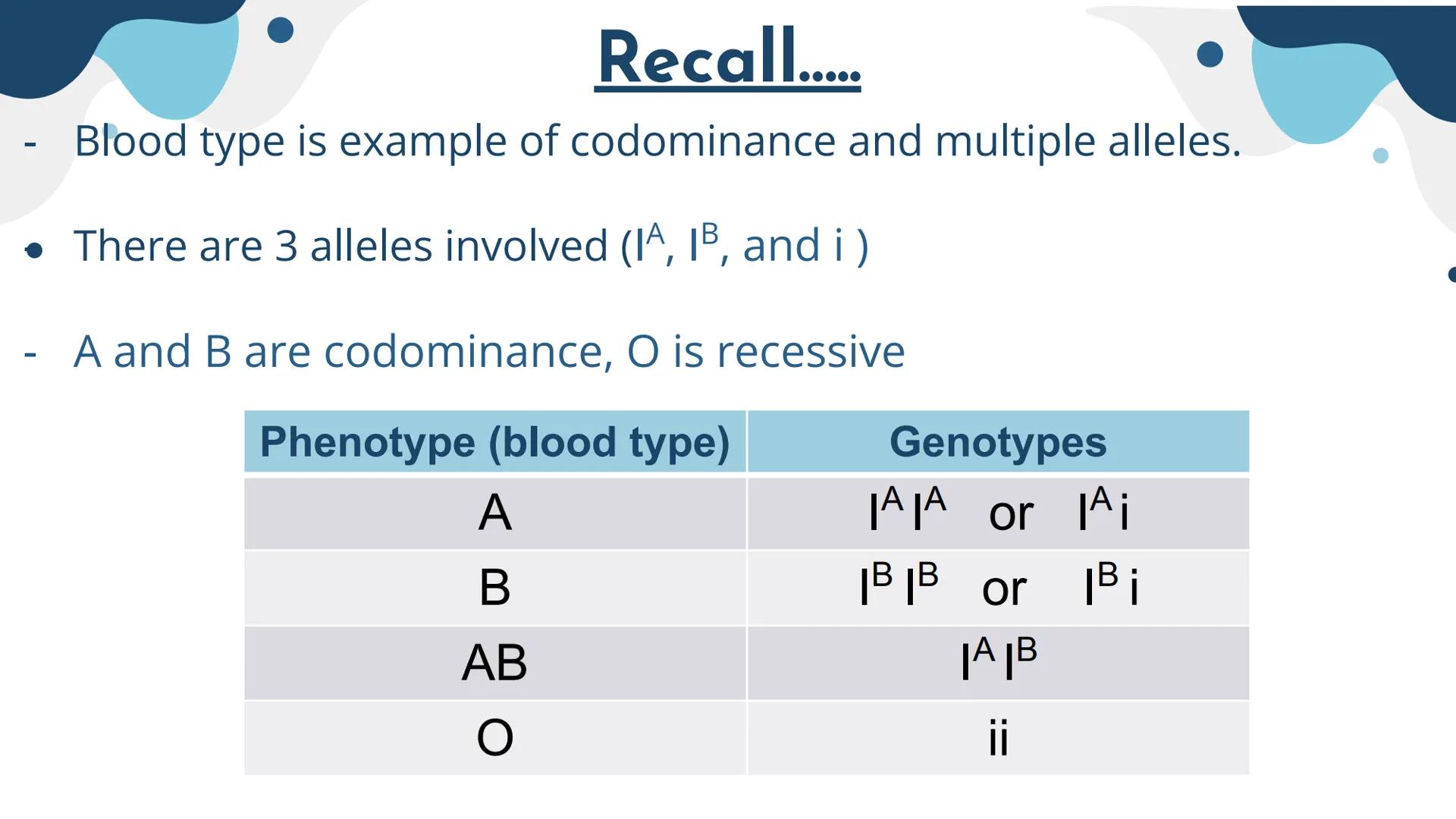 Genetics
Patterns of Heredity Genetics
Genetics- The study of how heritable traits
are transmitted from parents to offspring.
Heredity- The 