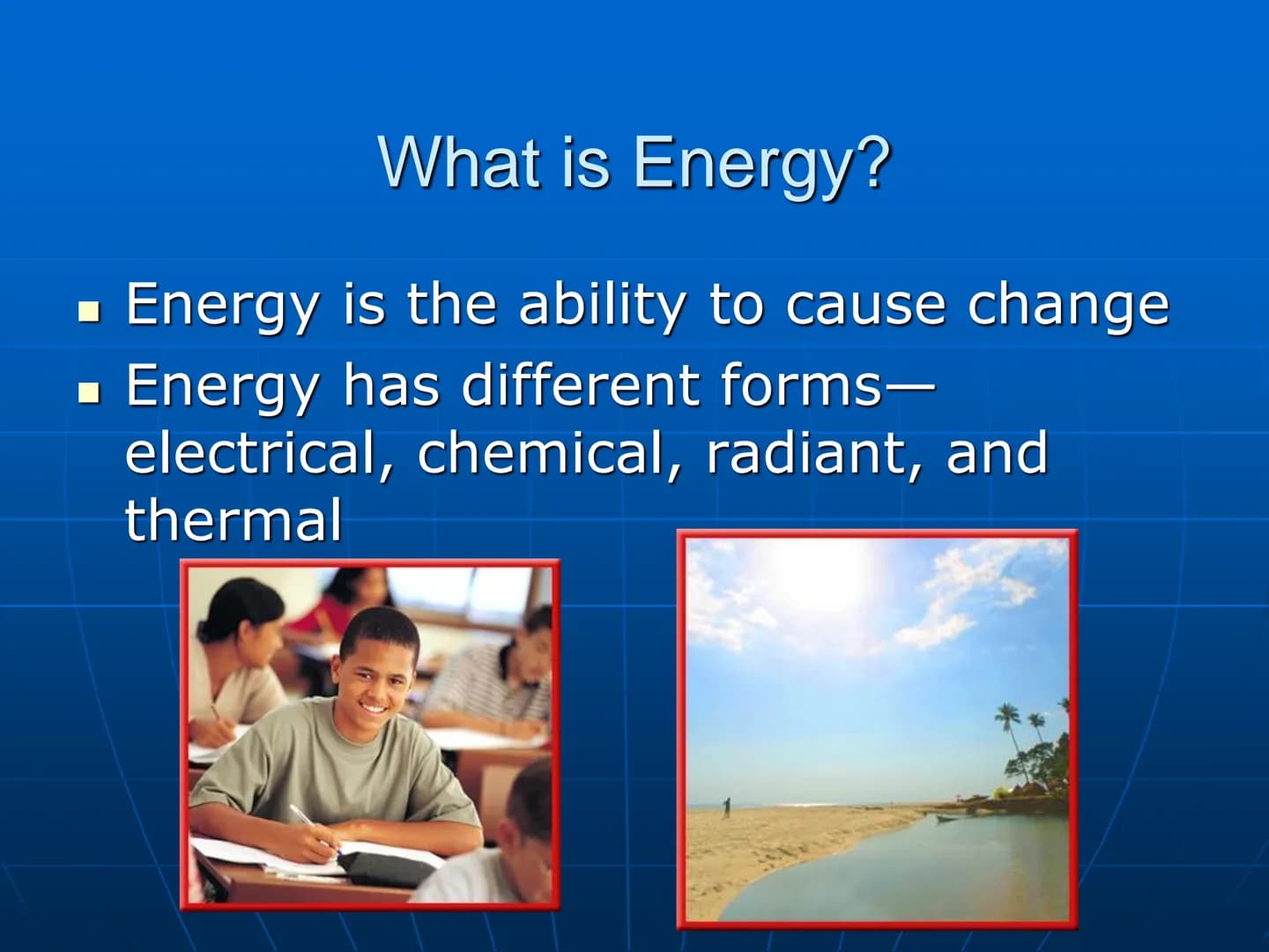 Power and Energy Power
■ Rate at which work is done; amount of
work done per second
■ Power (in watts)= work (J)/time (s)
P=W/t
■ If lifting