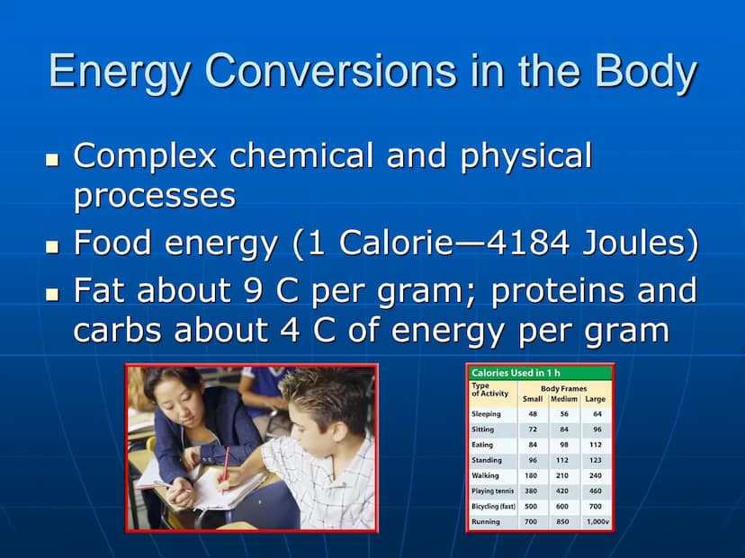 Power and Energy Power
■ Rate at which work is done; amount of
work done per second
■ Power (in watts)= work (J)/time (s)
P=W/t
■ If lifting