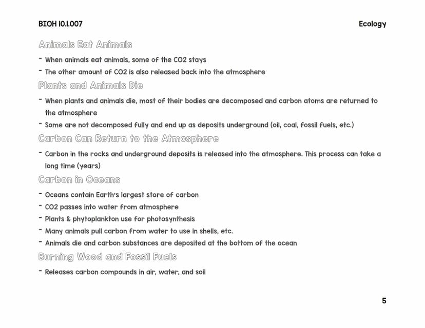 BIOH 10.1.007
Carbon & water Cycle
Transpiration
Percolation
The Hydrologic Cycle (Water Cycle)
Condensation
Precipitation
Lake
Snowmealt
Ev