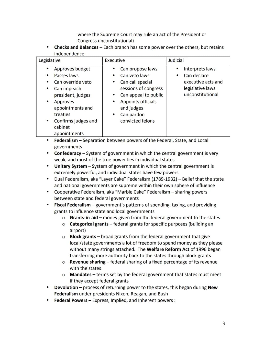 Unit One: Constitutional Underpinnings
Fundamental Principles of Democracy
Direct Democracy - citizens meet and vote directly on government 