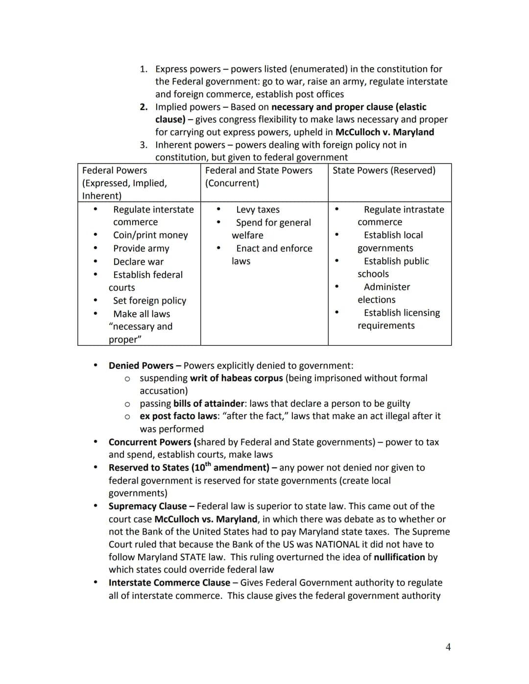 Unit One: Constitutional Underpinnings
Fundamental Principles of Democracy
Direct Democracy - citizens meet and vote directly on government 