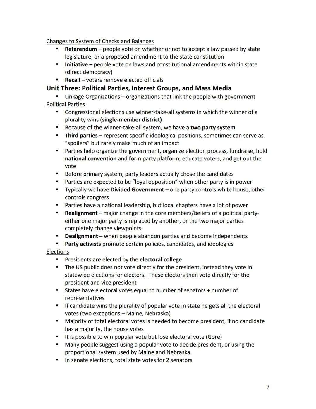 Unit One: Constitutional Underpinnings
Fundamental Principles of Democracy
Direct Democracy - citizens meet and vote directly on government 