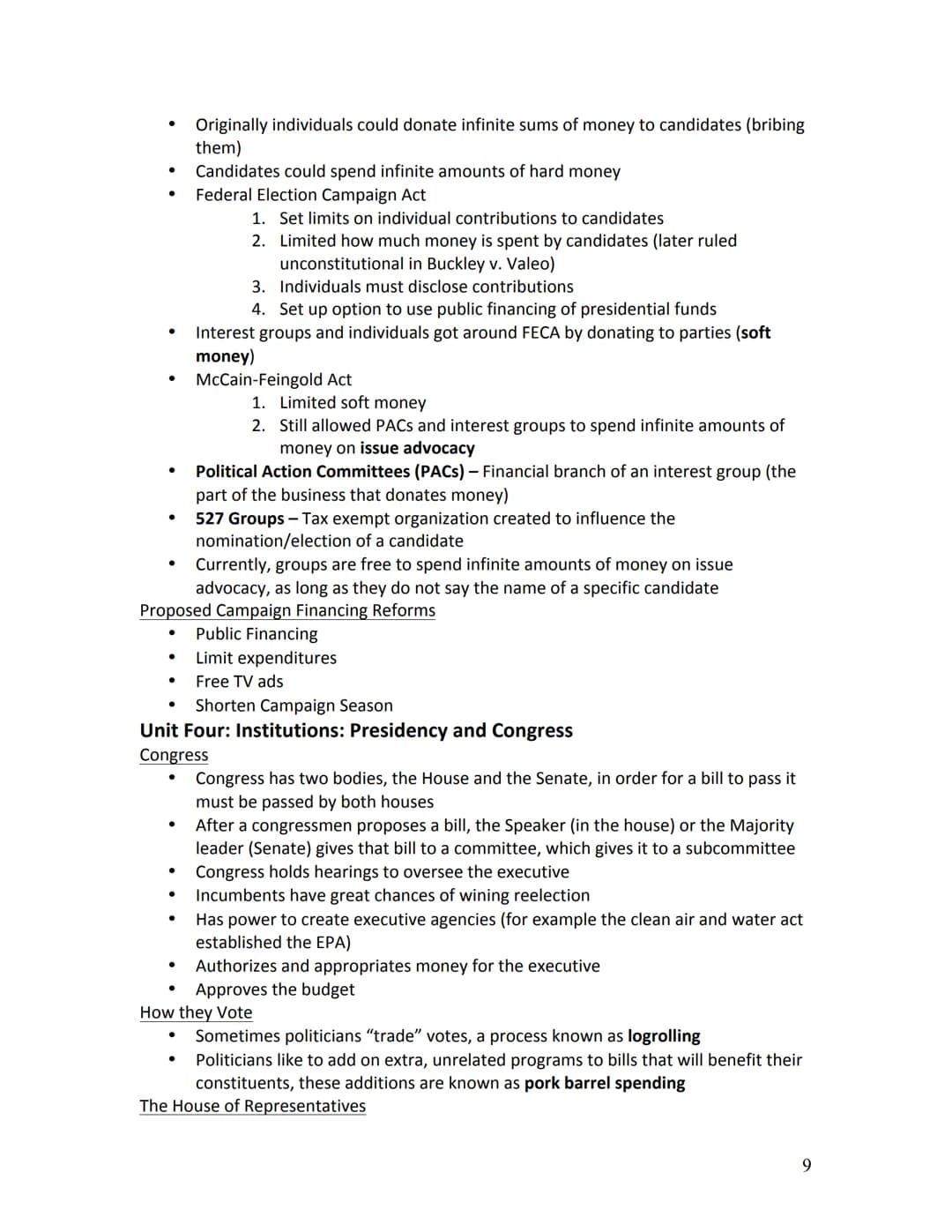 Unit One: Constitutional Underpinnings
Fundamental Principles of Democracy
Direct Democracy - citizens meet and vote directly on government 