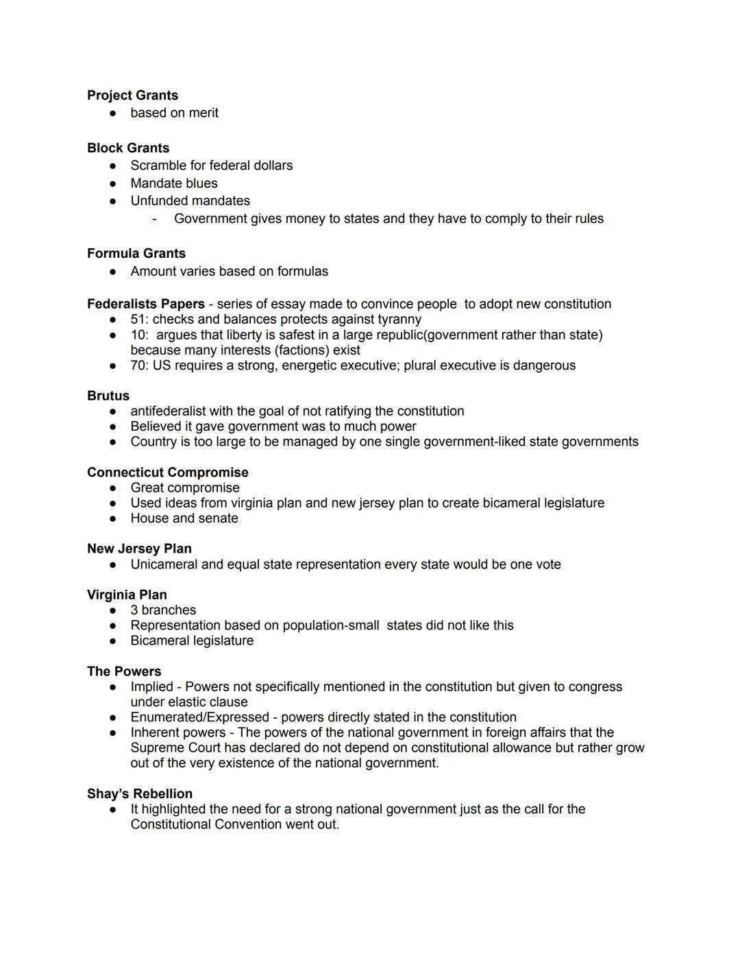 Model of Representative Democracy
Participatory - states are free to determine how to allow for direct citizen involvement; Implies
that the
