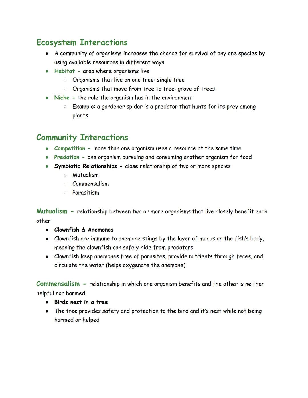Principles of Ecology - chapter 2
The Biosphere
• Ecologist studies take place in the biosphere
● Biosphere includes the only portion of Ear