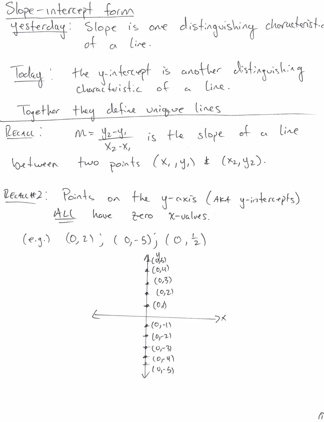 Ex Sketch
2x+y=3
* to know the slope & g-intercept, the equation needs
to be
slope-intercept form (y=mx+b).
AKA:
у.
in
Solve for
2x +y = 3
-